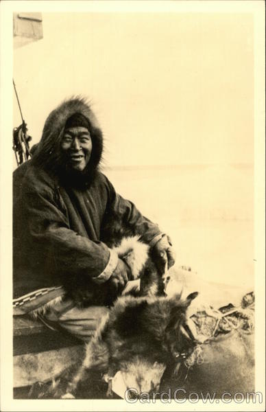 Portrait of an Inuit Native Americana