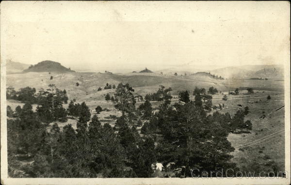 Landscape with Trees and Hills Landscapes