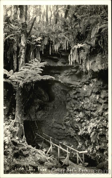 Lava Tube and Walkway Hawaii
