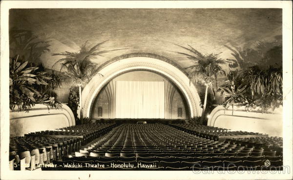 Waikiki Theatre - Interior Honolulu Hawaii