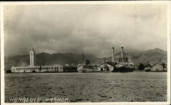 Honolulu Harbor Hawaii