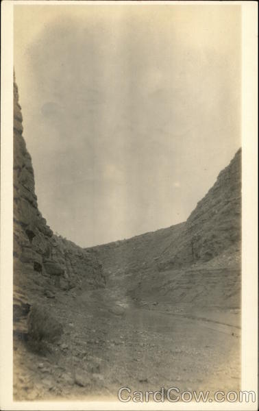 Cliff and a Valley in Wyoming