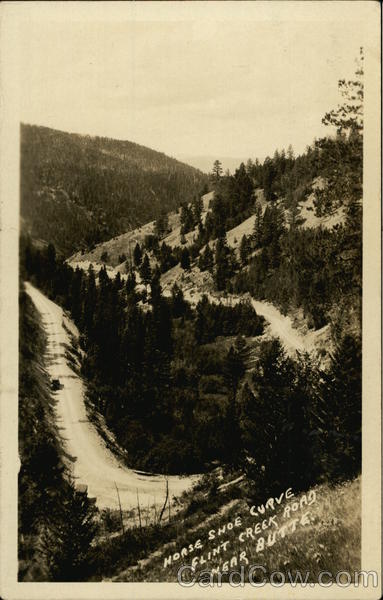Horse Shoe Curve, Flint Creek Road Butte Montana