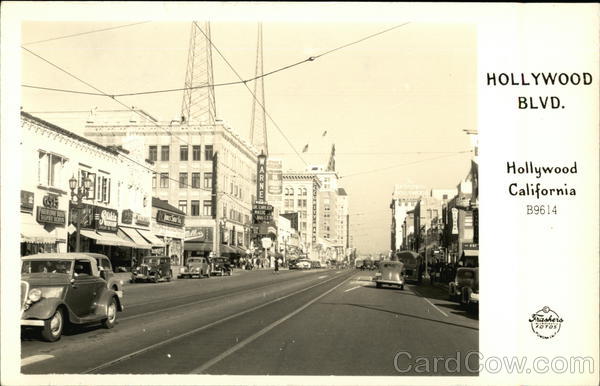 Hollywood Blvd. California