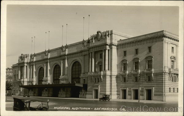 Municipal Auditorium San Francisco California