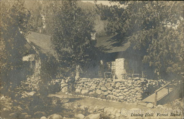 Dining Hall at Forest Home Christian Conference Center Forest Falls California