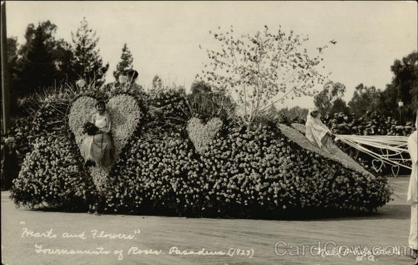 Hearts and Flowers, Tournament of Roses Pasadena California