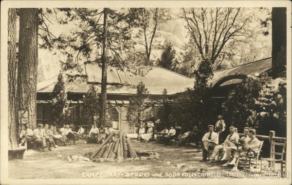 Camp Curry Studio and Soda Fountain Yosemite National Park