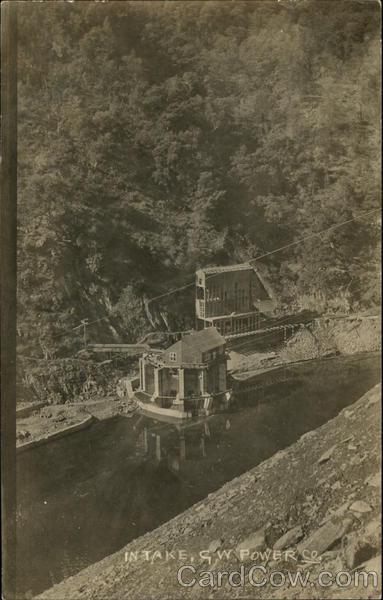Intake, G.W. Power Co. Oroville California