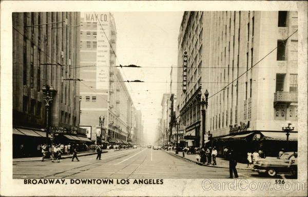Broadway, Downtown Los Angeles California