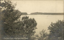 View of Duck Lake from Lakeview Farm Postcard