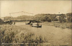 Bridge Over Old Channel - Duck Lake North Muskegon, MI Postcard Postcard Postcard