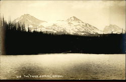 The Three Sisters Mountains, Deschutes National Forest Postcard