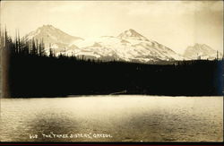 The Three Sisters Mountains, Deschutes National Forest Bend, OR Postcard Postcard Postcard