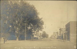 Main St. Looking East Postcard