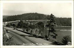 Deception Pass Bridge Postcard