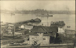 View of Bremerton Across Puget Sound Washington Postcard Postcard Postcard