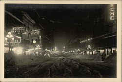Downtown Street After Snowstorm Spokane, WA Postcard Postcard Postcard
