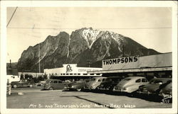 Mt. Si and Thompson's Cafe North Bend, WA Postcard Postcard Postcard