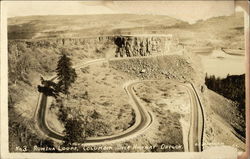 Rowena Loops, Columbia River Highway Oregon Postcard Postcard Postcard