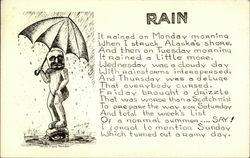 Rain Postcard