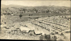 2nd Cal.Infantry Camp Postcard