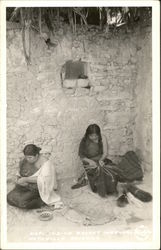 Hopi Indian Basket Weavers Postcard