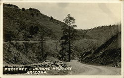 Prescott - Jerome Highway Postcard