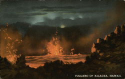 Volcano of Kilauea Hawaii Postcard Postcard Postcard