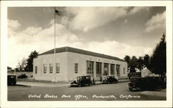 United States Post Office Porterville, CA Postcard Postcard Postcard