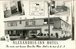 Alexandria-Inn Hotel Los Angeles, CA Postcard Postcard Postcard