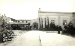 Eli P. Clark Hall Pomona College Postcard