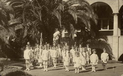 A Group of Raja-Yoga Tots San Diego, CA Children Postcard Postcard Postcard