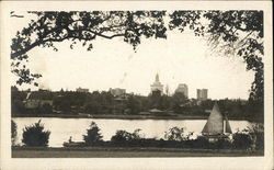 Sailboat on the Water, Lake Merritt Postcard