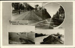 Highways of Imperial Valley Postcard