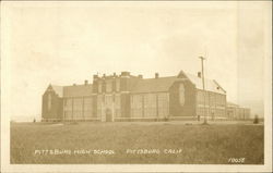 High School Building Pittsburg, CA Postcard Postcard Postcard
