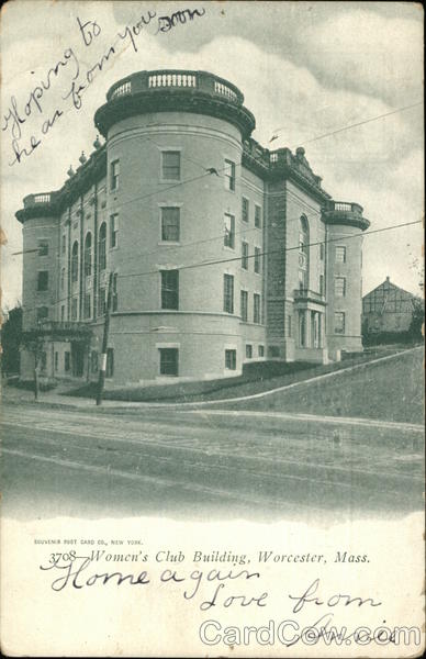 Women's Club Building Worcester Massachusetts
