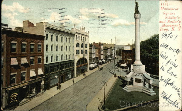 Monument Square, Soldier's and Sailor's Monument Troy New York
