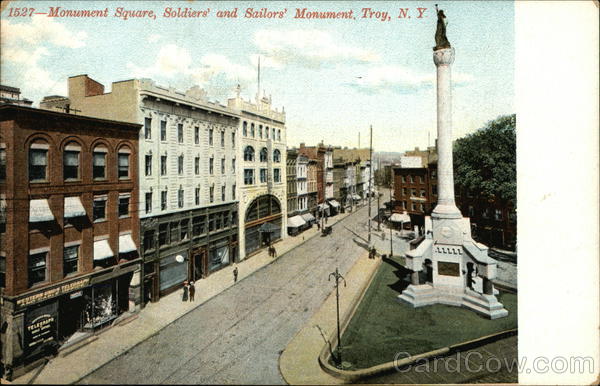 Monument Square, Soldiers' and Sailors' Monument Troy New York