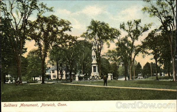 Soldiers Monument and Grounds Norwich Connecticut