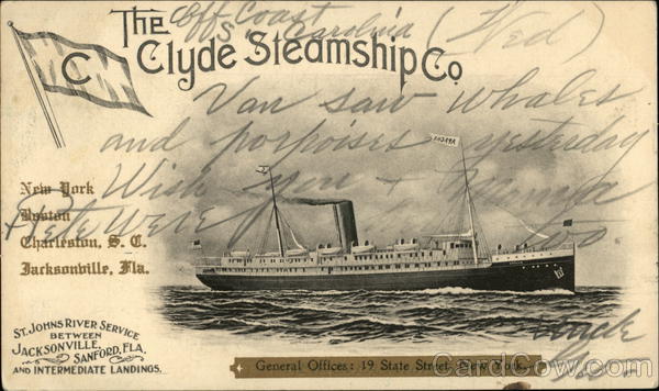 A Steamship of The Clyde Steamship Company Steamers