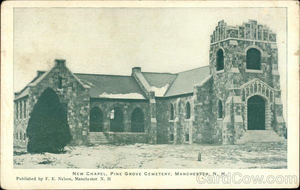 New Chapel, Pine Grove Cemetery Manchester New Hampshire