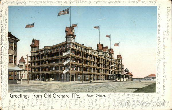 Hotel Velwet Old Orchard Beach Maine