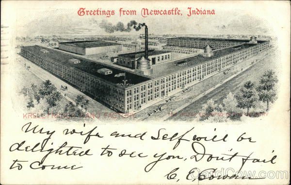 Krell French Piano Factory Newcastle Indiana