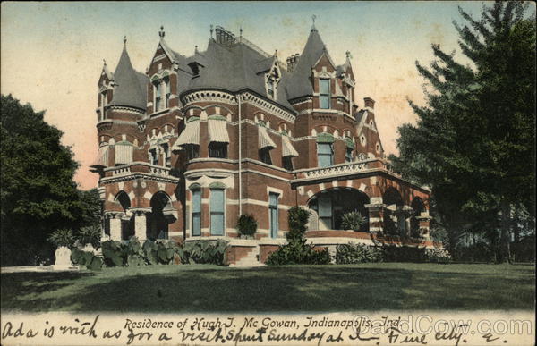 Residence of Hugh J. McGowan Indianapolis