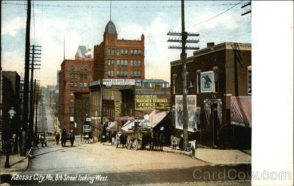 Eighth Street, Looking West Kansas City Missouri