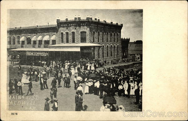 Main & 5th Streets Caldwell Kansas