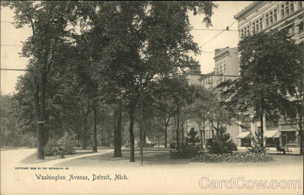 Washington Avenue Detroit Michigan