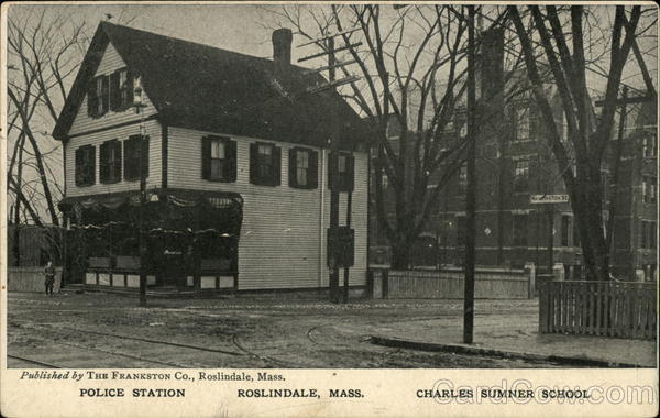 Police Station, Charles Sumner School Roslindale Massachusetts