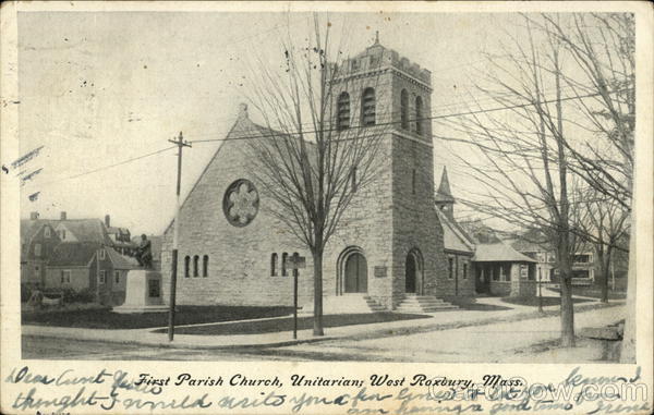 First Parish Church - Unitarian West Roxbury Massachusetts